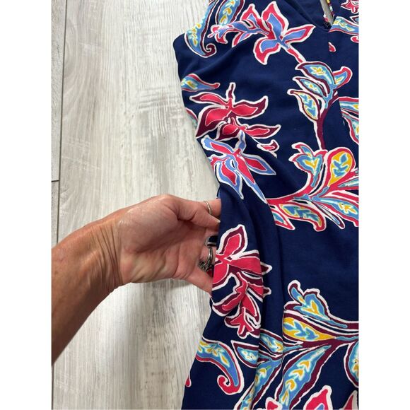 Laundry By Shelli Segal Floral Romper Jumpsuit size 4 Nordstrom Rack - Picture 5 of 9